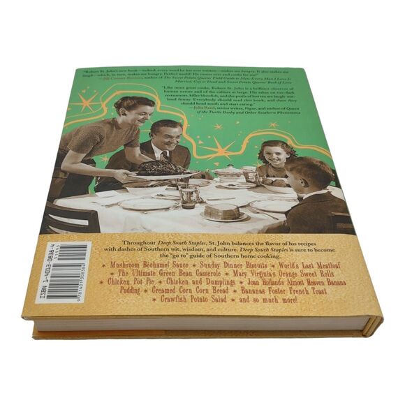 Retro 2006 Cookbook Deep South Staples Robert St John Southern Favorites 1st Ed. - Picture 3 of 3